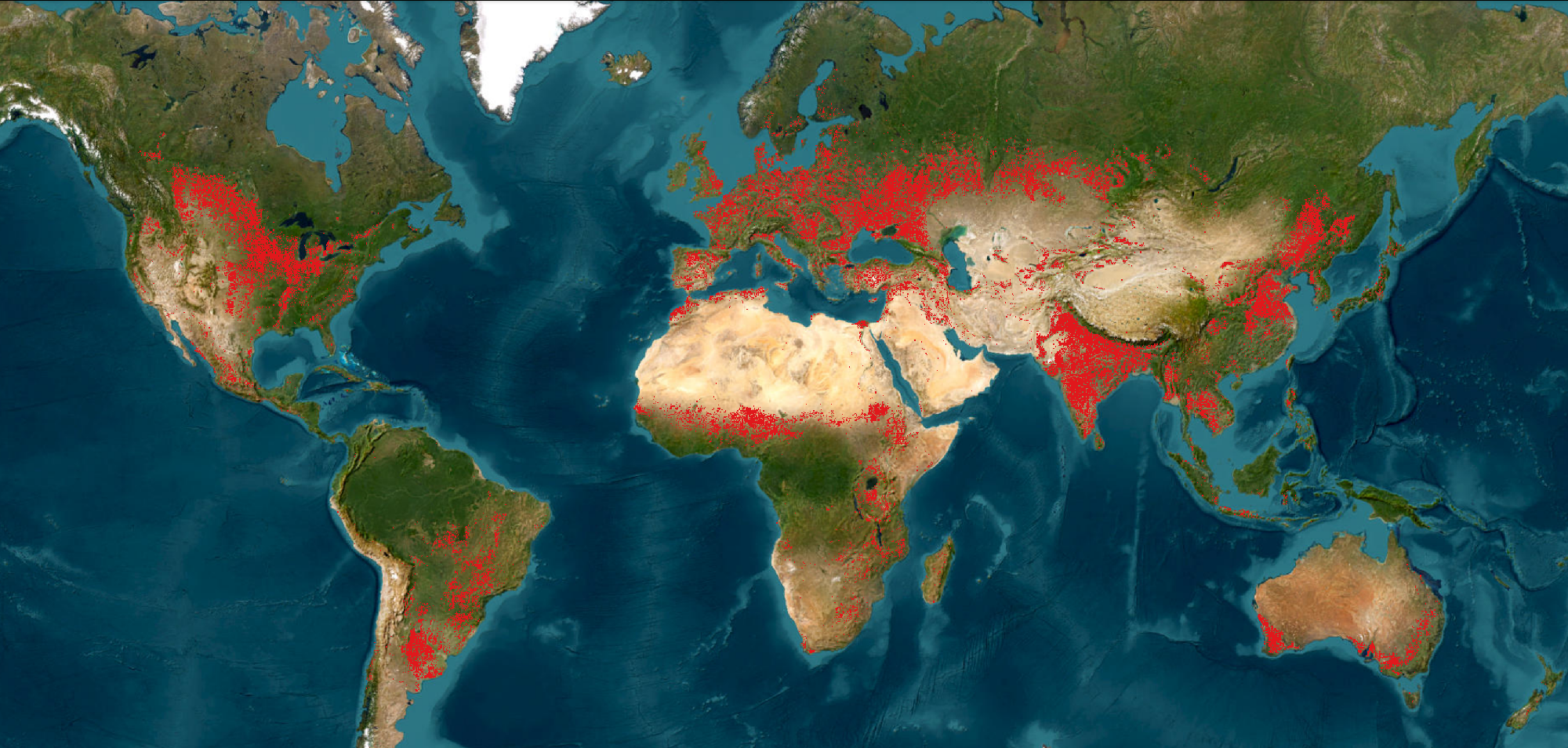 WorldCereal releases global seasonal crop type maps